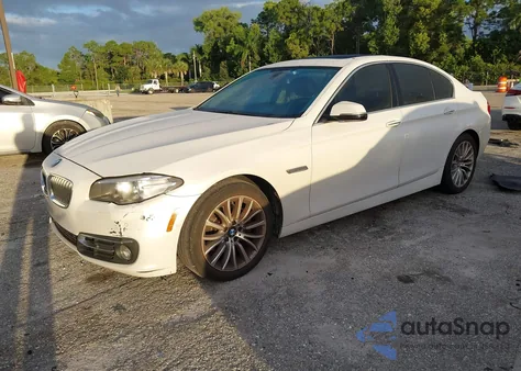 2015 BMW 528I из США, поврежденный, VIN WBA5A5C55FD521446